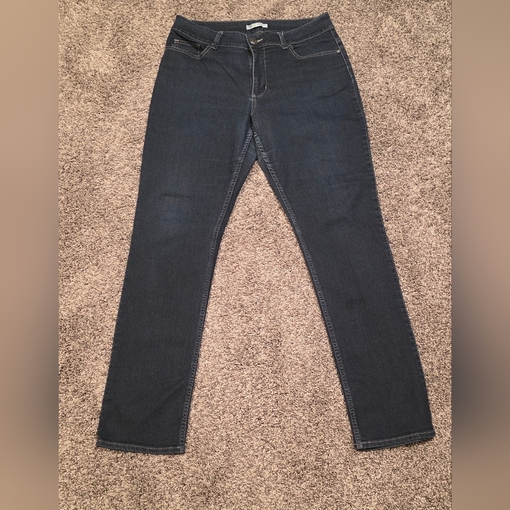 Riders By Lee Curvy Fit Skinny Jean Stretchy Denim Midrise Size 12M - Picture 4 of 7